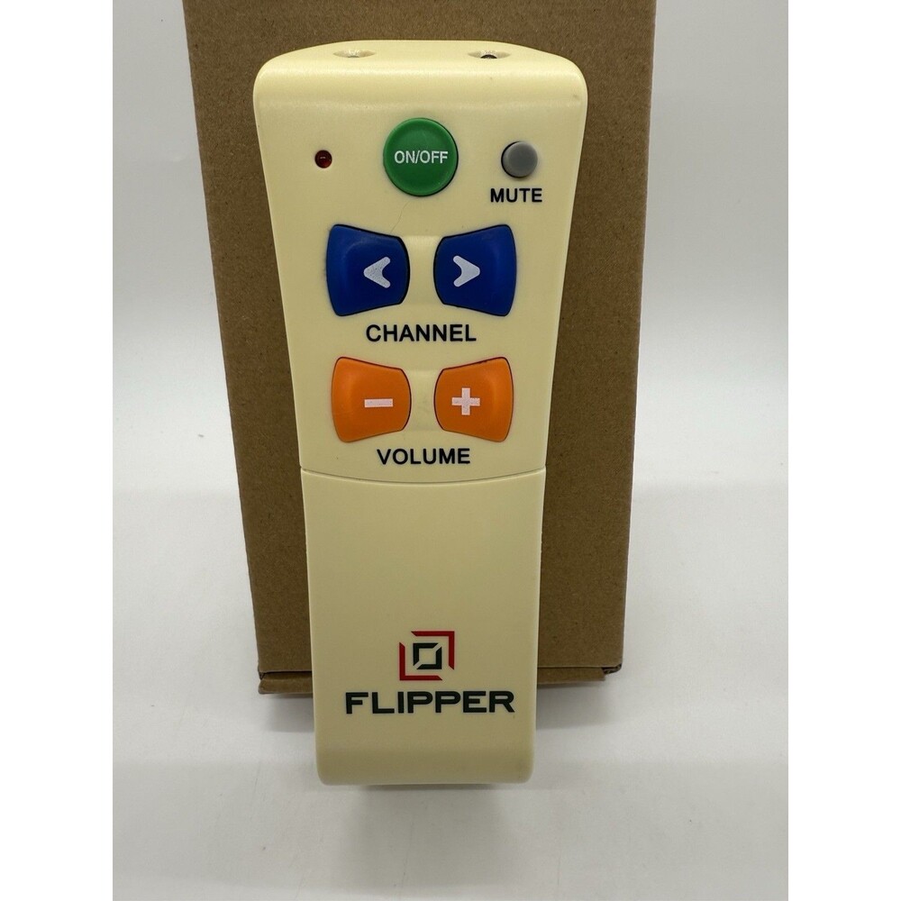 Flipper Big Button Universal TV Remote‎ Control Color Tactile Buttons Tested